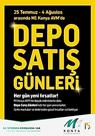 M1 AVM,DEPO,SATIŞ