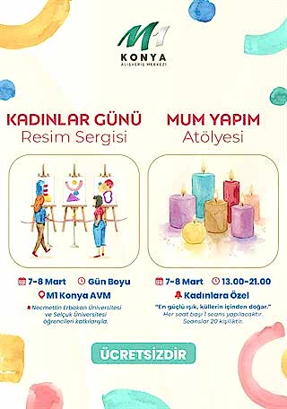 8 MART DÜNYA KADINLAR GÜNÜ PROGRAMI VAR