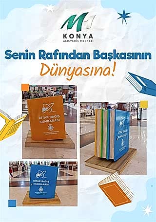 KİTAP BAĞIŞ KUMBARASI VAR