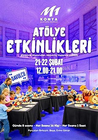 ATÖLYE ETKİNLİKLERİ VAR